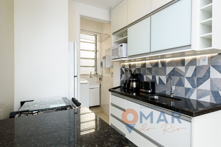 1BDR 170m de la Playa de Copacabana |NSC 1229/1201