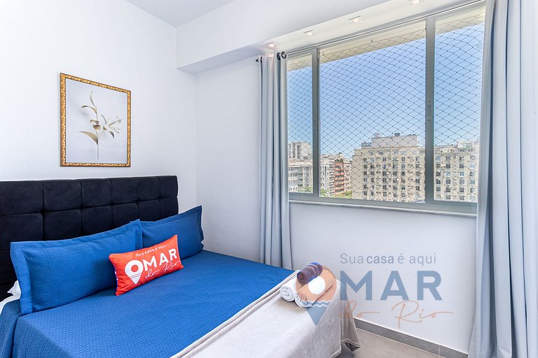 Apto de 2 hab a 240m de la playa de Copacabana | RP 186/702