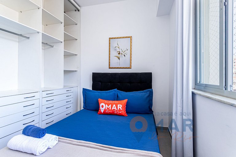 Apto de 2 hab a 240m de la playa de Copacabana | RP 186/702