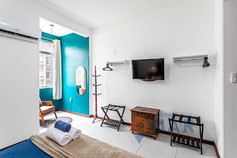 1BDR 500m from the beach in Copacabana|CDJ 367/701