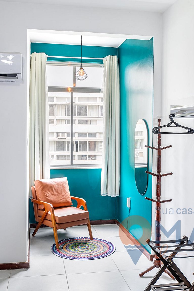 1BDR 500m from the beach in Copacabana|CDJ 367/701