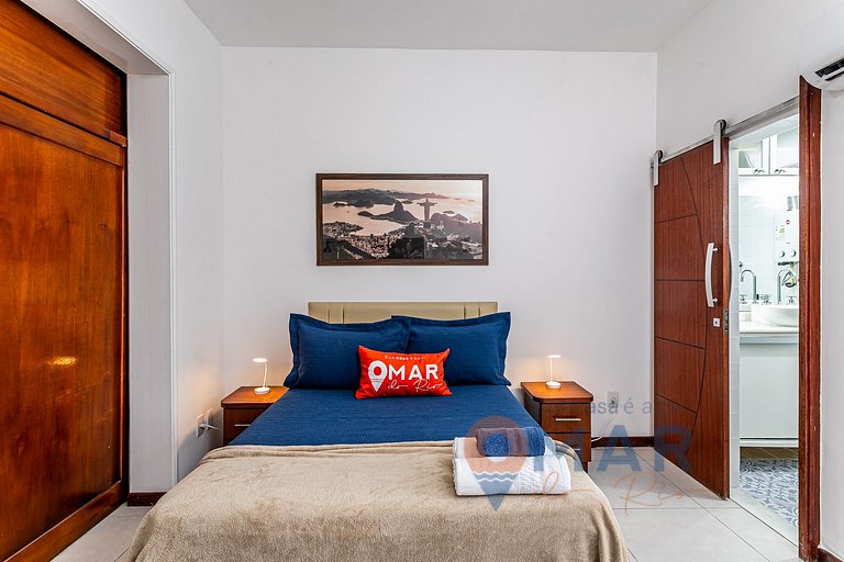 1BDR 500m from the beach in Copacabana|CDJ 367/701