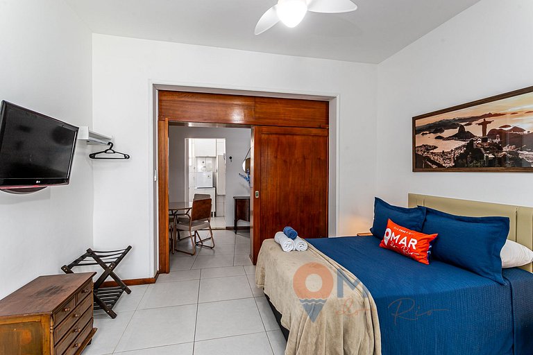 1BDR 500m from the beach in Copacabana|CDJ 367/701