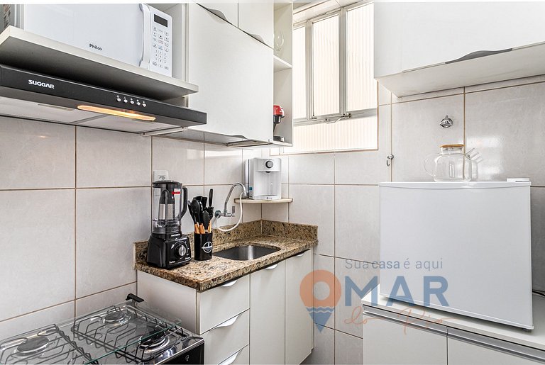 1BDR 500m from the beach in Copacabana|CDJ 367/701