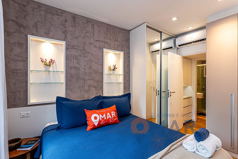 2BDRs a 550m de la playa de Leblon | HC 762/201