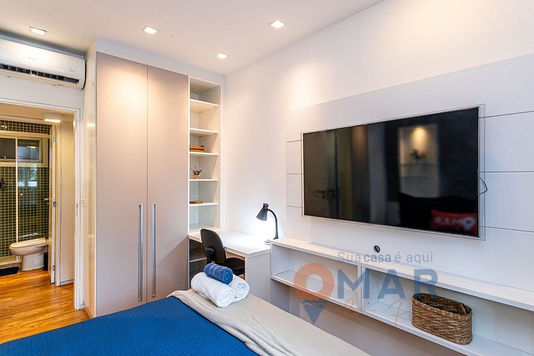 2BDRs a 550m de la playa de Leblon | HC 762/201