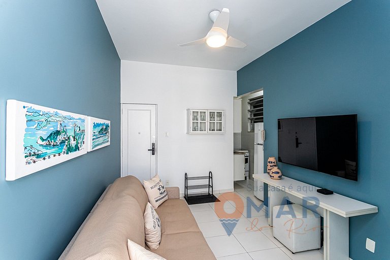 1BDR con Vista al Mar y Cristo Redentor|SC 46/1002