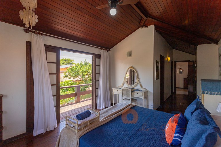 Casa con 4 Suites y Piscina en Búzios | PZ 1214