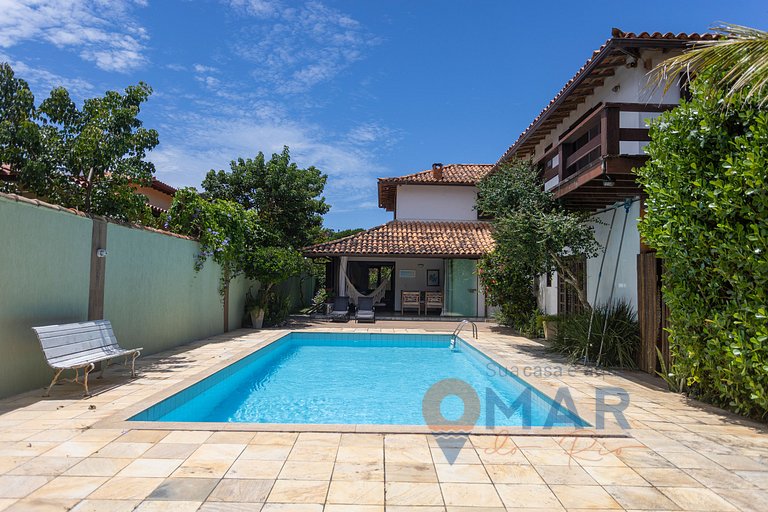 House with 4 Suites and Pool in Búzios | PZ 1214