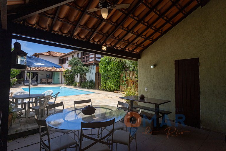 House with 4 Suites and Pool in Búzios | PZ 1214