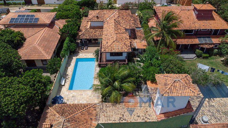 Casa con 4 Suites y Piscina en Búzios | PZ 1214