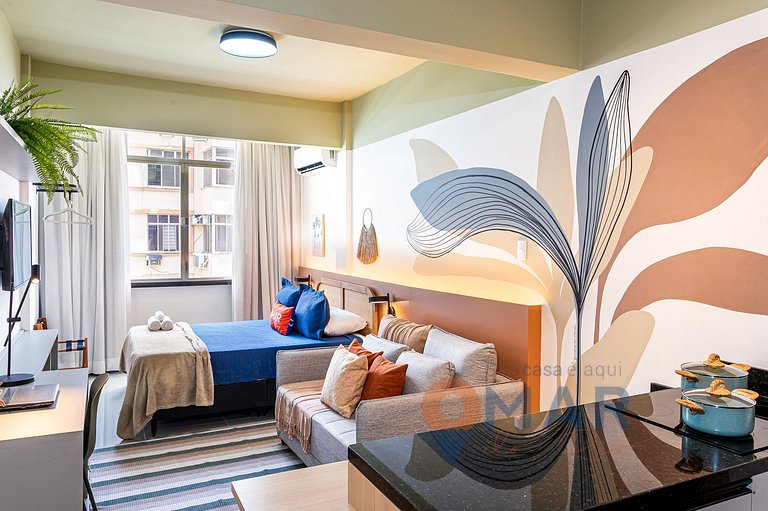 Studio w/ a view of Christ the Redeemer | FM 442/804