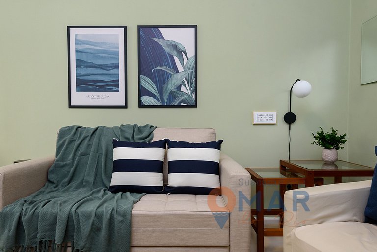 Brisa Marina: 1BDR 450m de la Playa |BR 135/302