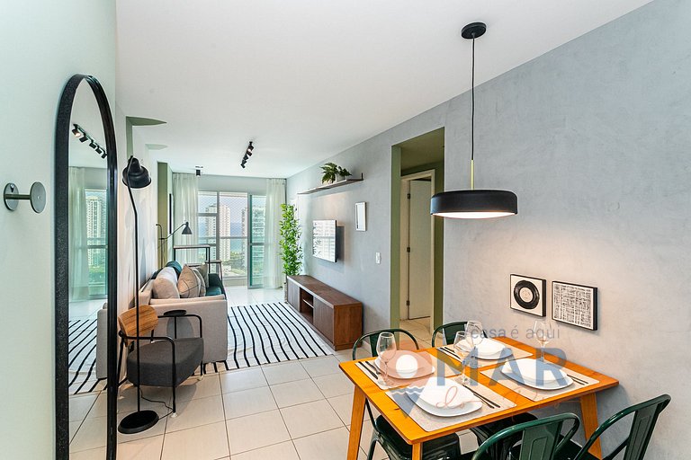 2BDR: vista al mar y piscina en Barra|ELS 440/2109