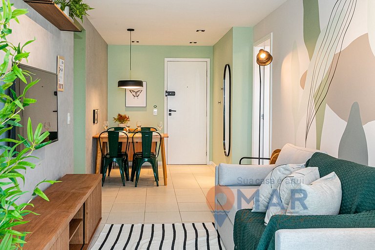 2BDR: vista al mar y piscina en Barra|ELS 440/2109