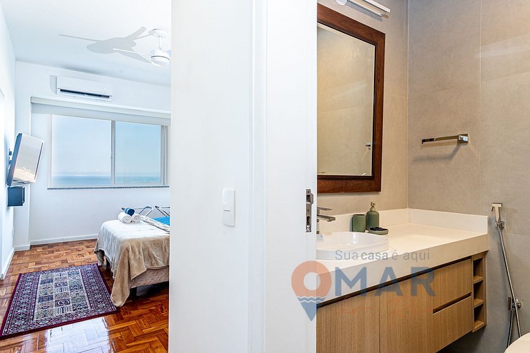 Lujo 3BDRs vista al mar en Copacabana | A 2440/515