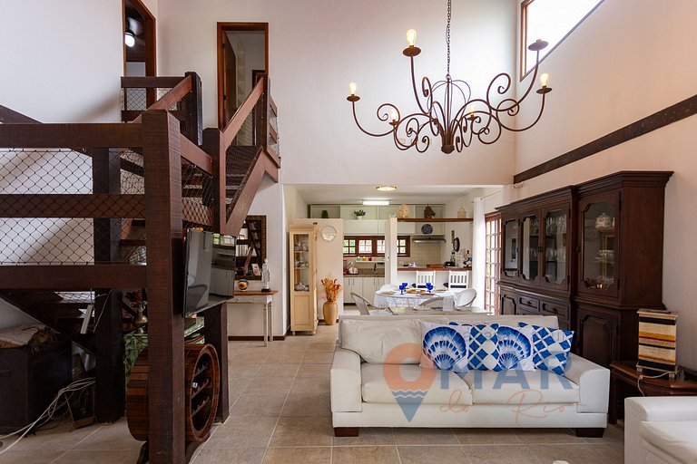 Beach House in Búzios with Gourmet Area | CE 30