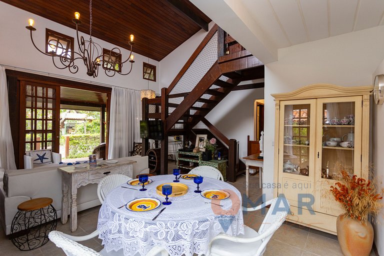 Beach House in Búzios with Gourmet Area | CE 30