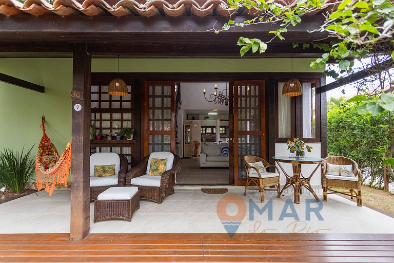 Beach House in Búzios with Gourmet Area | CE 30