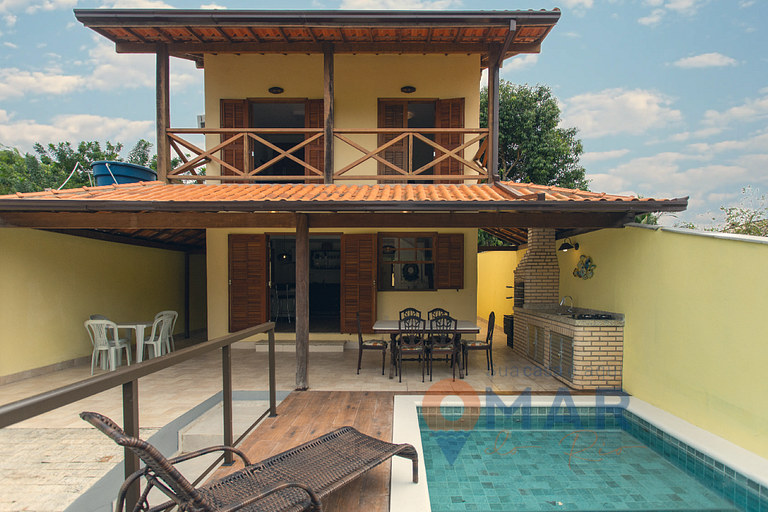 Casa con Área Gourmet y Piscina en Búzios | Céu 27