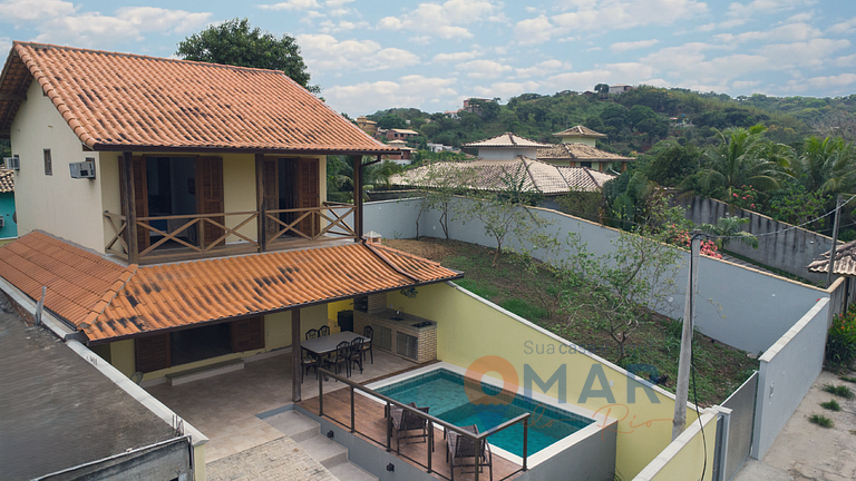 Casa con Área Gourmet y Piscina en Búzios | Céu 27