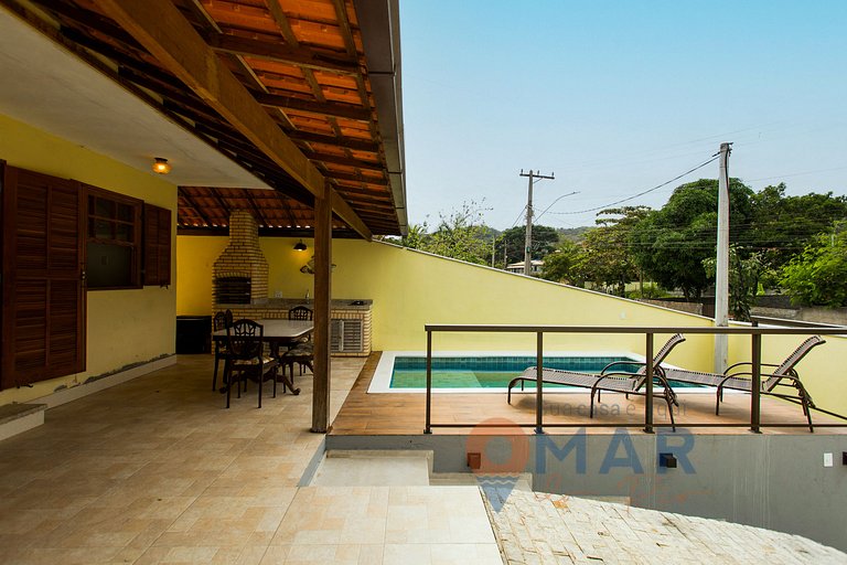 Casa con Área Gourmet y Piscina en Búzios | Céu 27