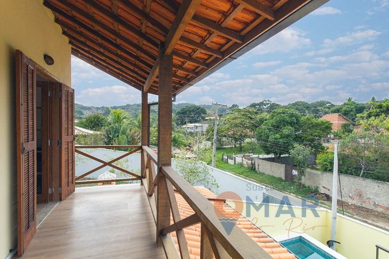 Casa con Área Gourmet y Piscina en Búzios | Céu 27