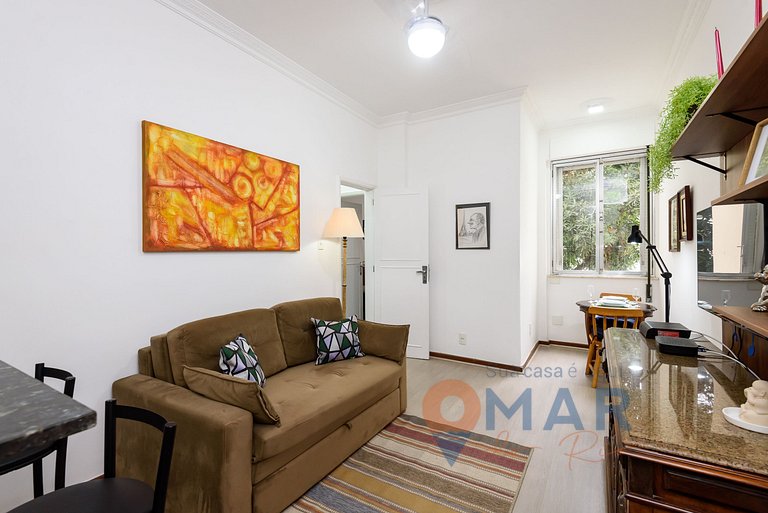 Quarto e Sala a 450m da Praia | RC 34/506