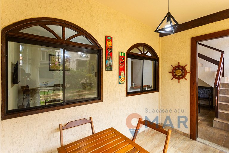 Casa c/ Churrasqueira em Búzios,200m da Praia|VS25