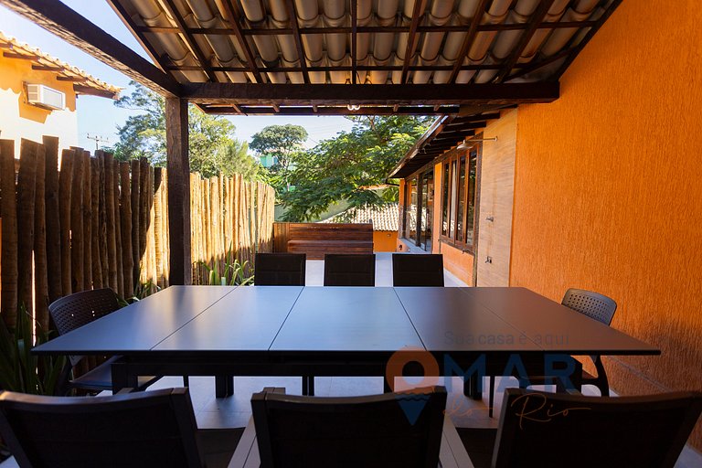 House in Búzios with Gourmet Area | EDF 01