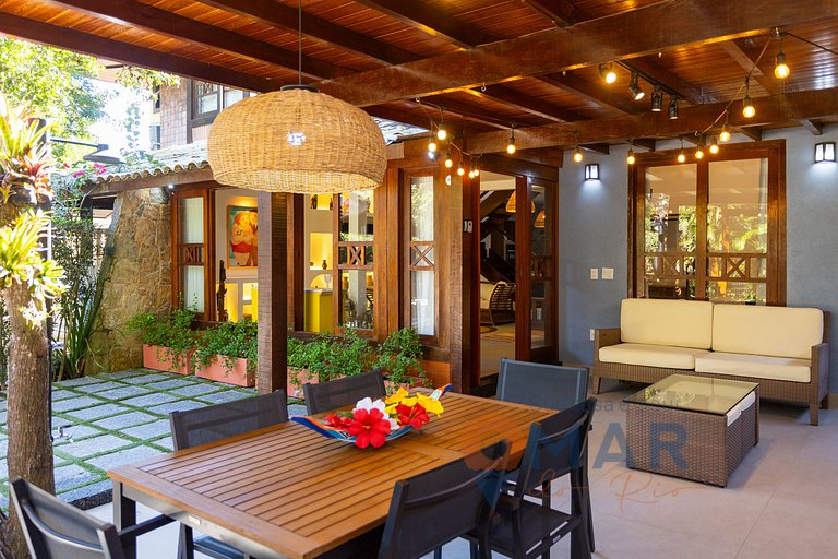 Casa de Vacaciones en Búzios c/ Área Gourmet|VF 13