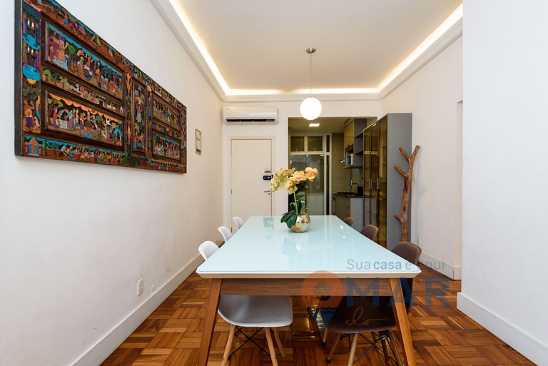 3 Quartos a 5 min da Praia de Copacabana|FS 95/202