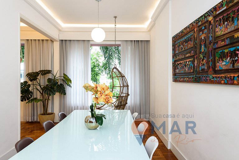 3 Quartos a 5 min da Praia de Copacabana|FS 95/202