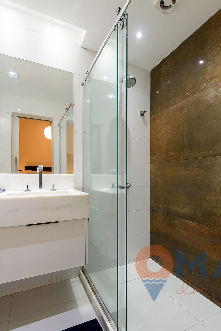 2 Quartos a 5 min da Praia de Copacabana|FS 95/202