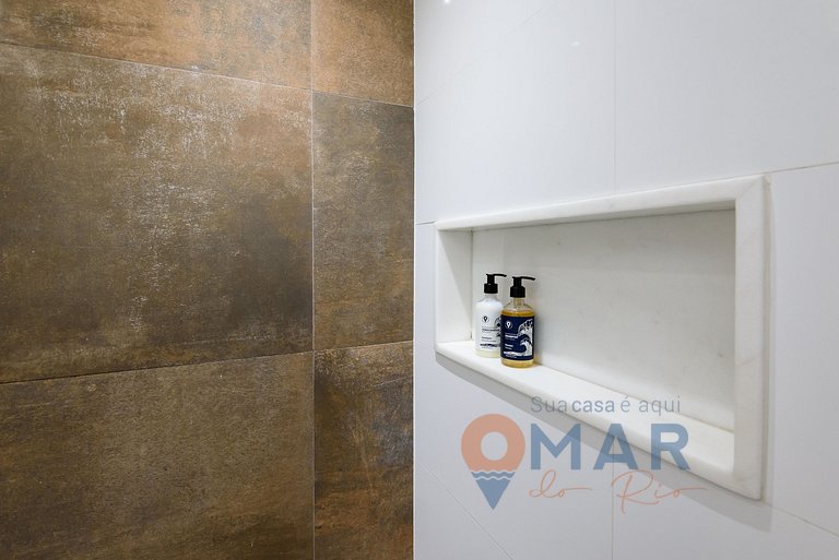 2 Quartos a 5 min da Praia de Copacabana|FS 95/202