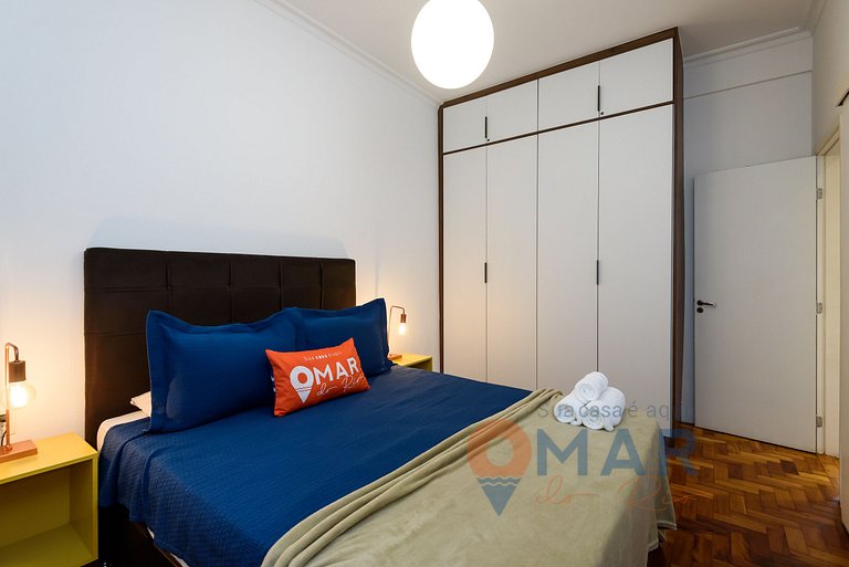 2 Quartos a 5 min da Praia de Copacabana|FS 95/202