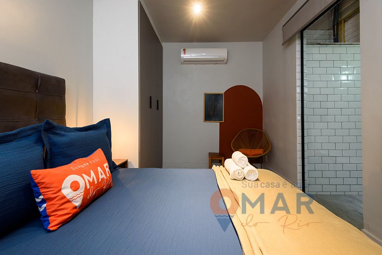 3 Quartos a 5 min da Praia de Copacabana|FS 95/202