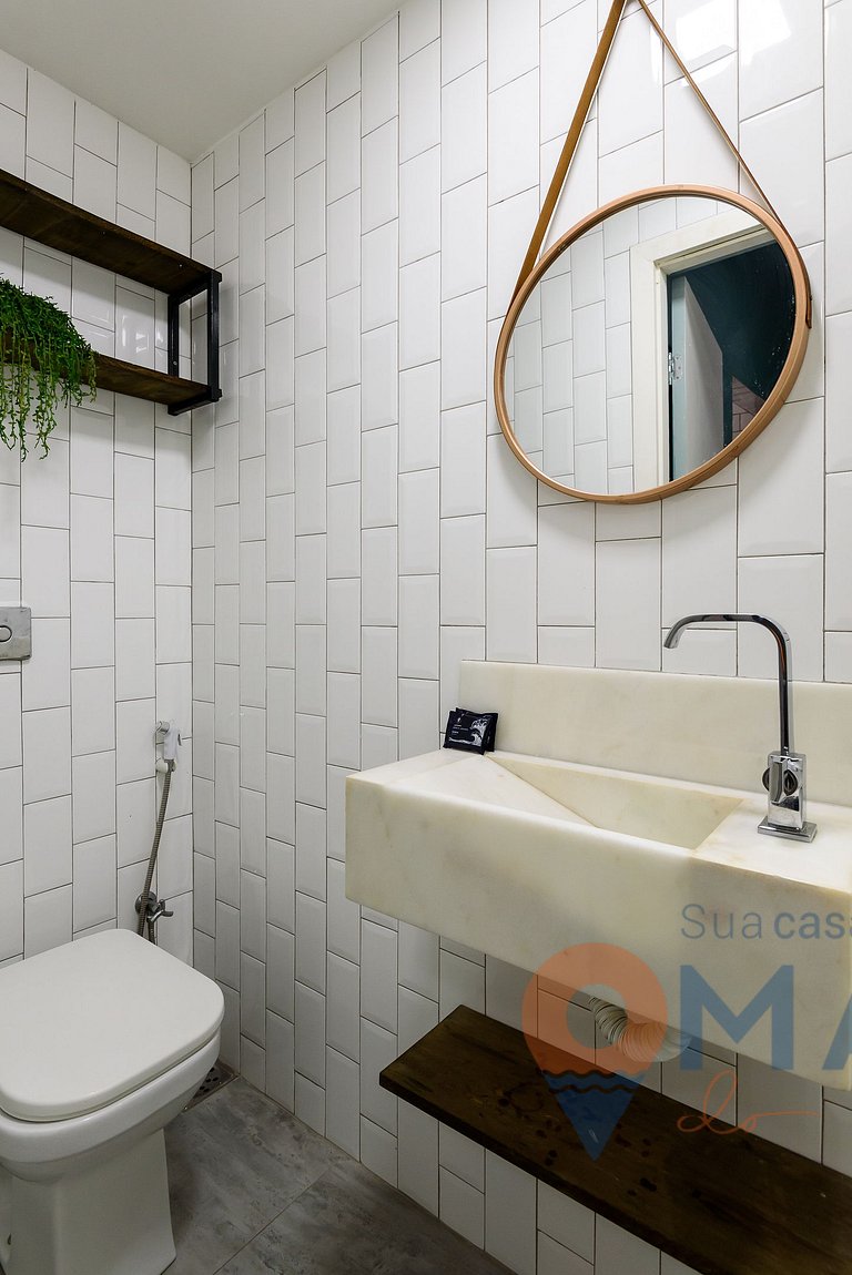 3 Quartos a 5 min da Praia de Copacabana|FS 95/202