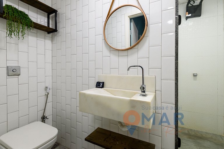 3 Quartos a 5 min da Praia de Copacabana|FS 95/202