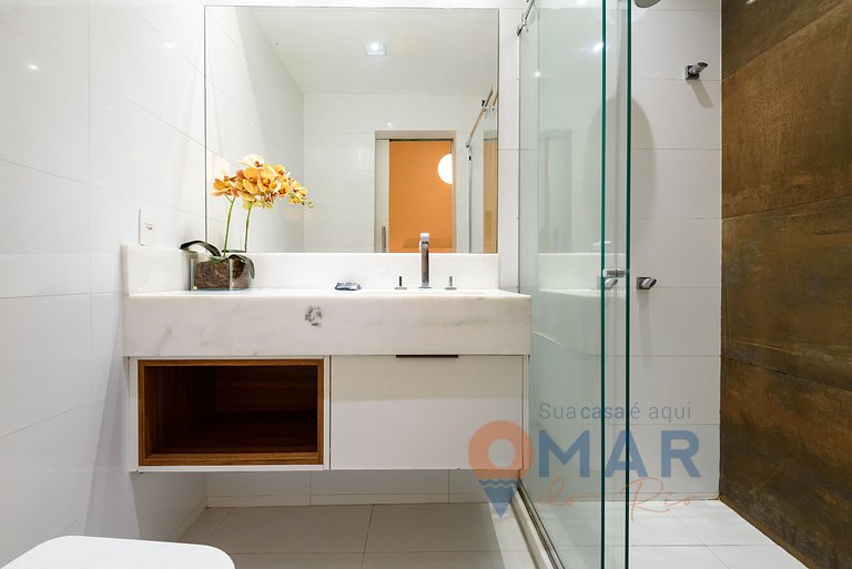 2 Quartos a 5 min da Praia de Copacabana|FS 95/202