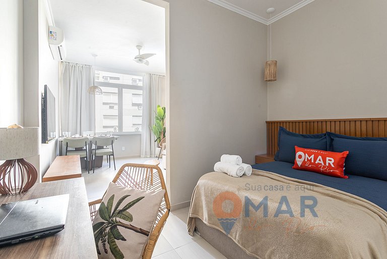 1BDR a 6min de la playa de Copacabana |BL 154/604