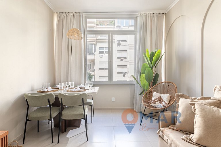 1BDR a 6min de la playa de Copacabana |BL 154/604