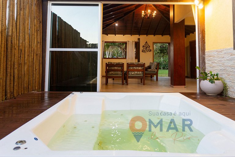 Casa com 4 Quartos & Jacuzzi em Búzios | CBC 16