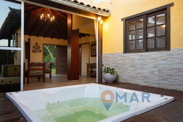 Casa com 4 Quartos & Jacuzzi em Búzios | CBC 16