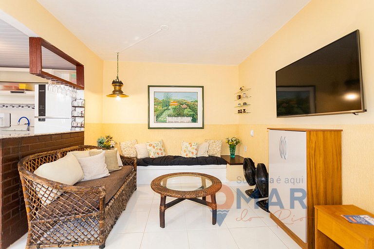 Casa Sommer Búzios: 2Qtos a 200m da Praia | VS 26