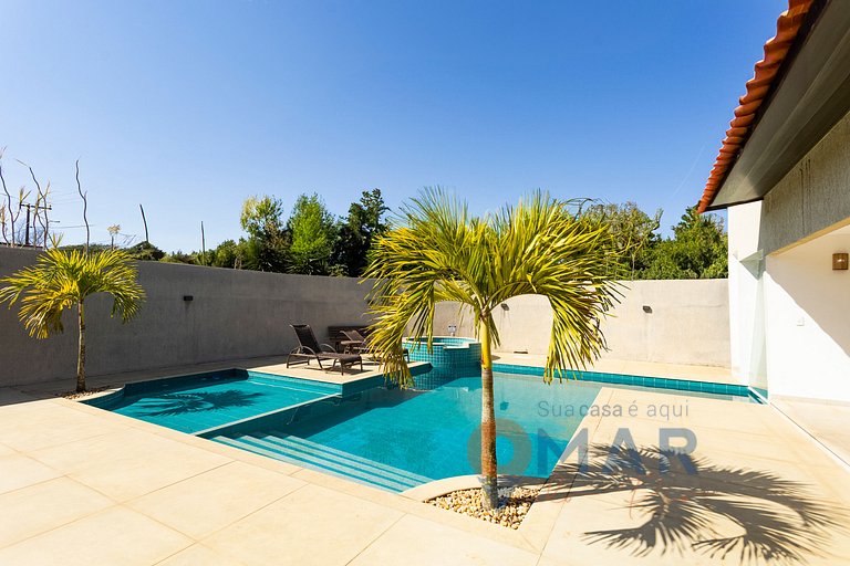 Casa c/ Churrasqueira em Búzios,200m da Praia|VS25