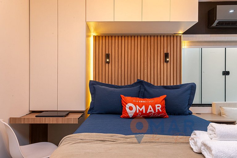 Estudio en Copacabana a 2 min de la playa|PI 7/430