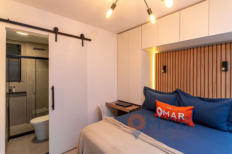 Estudio en Copacabana a 2 min de la playa|PI 7/430