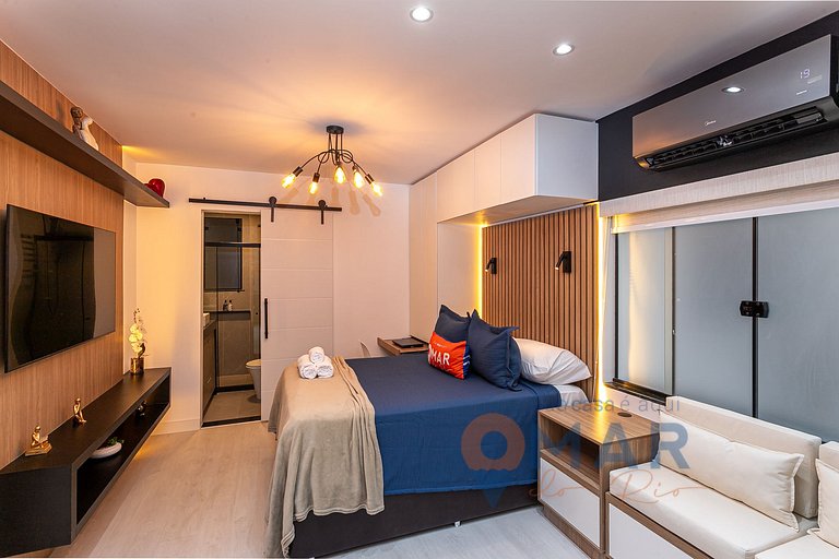 Estudio en Copacabana a 2 min de la playa|PI 7/430