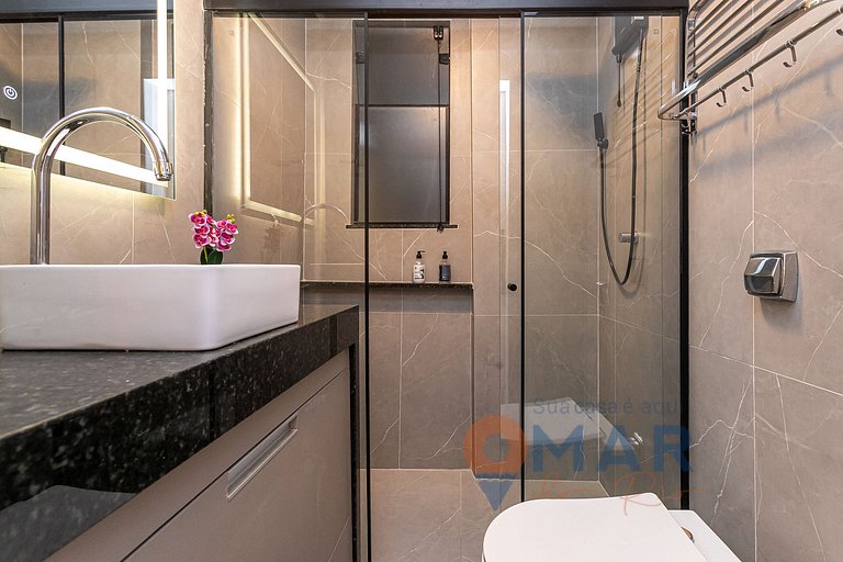 Estudio en Copacabana a 2 min de la playa|PI 7/430